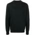 Black crewneck sweater with long sleeves