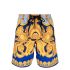 Boxer swimming costume with baroque print
