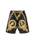 Black shorts costume with baroque print