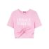 T-shirt rosa Safety Pin Goddess