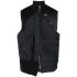 Black waistcoat with cargo pockets