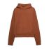 Brown hooded sweatshirt