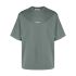 Green T-shirt with logo