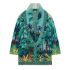 Multicolored cardigan with palm tree print Natural Sanctuary