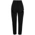 Black tailored trousers with cut-out detail