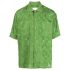 Green jacquard shirt
