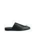 Black leather Cosy BB slip-ons