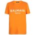 T-shirt arancione con stampa logo