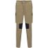 Tapered brown cargo pants