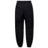 Black nylon double-zip trousers