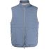 Powder blue padded waistcoat