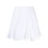 White Gela flared miniskirt