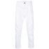 White tapered pants