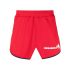 Red sporty shorts with print