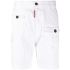 White denim chino bermuda shorts