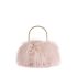Teewty bucket bag with pink feathers