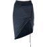 Dark blue La Jupe Espelho miniskirt with ruffles