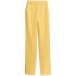 Yellow tailored trousers with Tibau slit