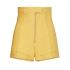High-waisted mini-shorts yellow Le short Areia