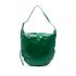Green large Moon shoulder bag