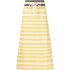 Yellow midi skirt with horizontal stripes