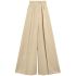Beige tailored trousers with pleats