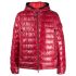 Galion red short down jacket