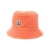 Cappello bucket arancione reversibile