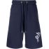 Blue Bermuda shorts with Tech Fleece drawstring