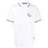 White polo shirt with embroidery
