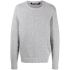 Gray sweater
 with logo