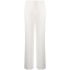 White tailored wide-leg trousers