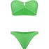 Ausilia green bandeau bikini