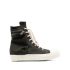 Grey Cargo high trainers with zip