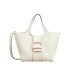 Mini Viv' Choc white shopping bag