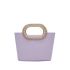 Anita lilac bag with crystal handle