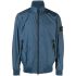 Cornflower blue windbreaker jacket with Compass application
