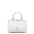 White mini Friday bag with zipper