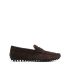Brown suede Gommino loafers