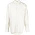 White lyocell long-sleeved shirt