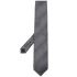 Grey jacquard tie