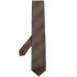 Brown woven design tie