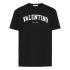 Valentino black T-shirt with logo print