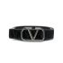 Valentino belt with black VLOGO buckle