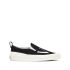 Black laceless trainers with VLTN logo