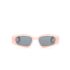 Rectangle-frame tinted sunglasses