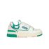 CLC green and pink white leather sneakers