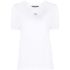 White T-shirt with crystal logo