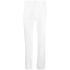 Stretch-cotton white trousers