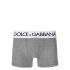 Grey boxer shorts with logo
